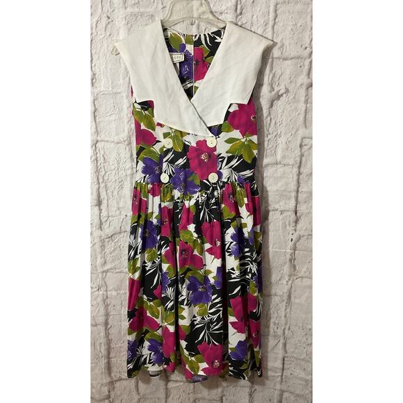 Vintage 90’s Country Romance Dress 12 Petite - Picture 1 of 6